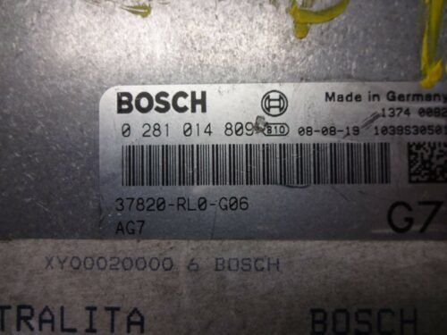 Centralita del motor Honda 37820-RL0-G04 0281014809 37820RL0G04 407918-2385