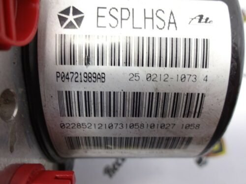 ABS DODGE JOURNEY P04721989AB 25021210734 28526157033 25092850213 25061338233