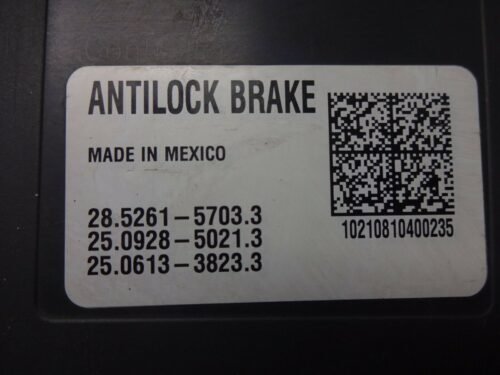 ABS DODGE JOURNEY P04721989AB 25021210734 28526157033 25092850213 25061338233