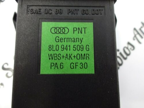 Interruptor de emergencia AUDI A3 WBS+AK+OMR 8L0941509G PA6GF30 PA6 GF 30