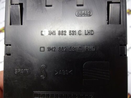 1M1862531C Portavasos Seat Leon Toledo 1M 1M1862531C 1M1 862 531C LHD 1M2862531C 1M2 862 5