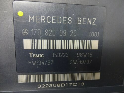 Controlador Confort Mercedes-Benz R170 SLK 1708200926 (00) Temic 353223