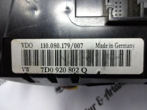 Cuadro de instrumentos VW T4 7D0920802Q 7DO920802Q 110080179/007 110080179007