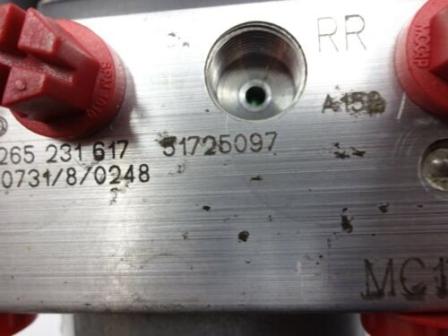 ABS Fiat Peugeot Citroen 00517250970 51725097 BOSCH 0265231617 0265800461