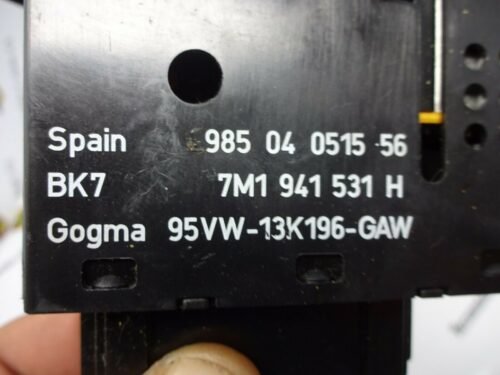 Conmutador de luces VW Sharan Seat Alhambra Ford Galaxy 7M1941531H 95VW13K196GAW