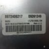 Centralita del motor Opel Astra 1.7 DTI ISUZU DELPHI  8972406217 09391249