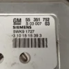 Centralita del motor Opel ASTRA ZAFIRA 55351752 SIEMENS 5WK91727