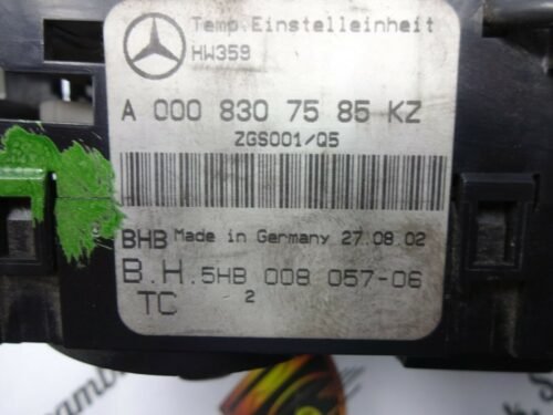 Control de la Calefacción Mercedes Vito A0008307585 A0008307585KZ 5HB00805706