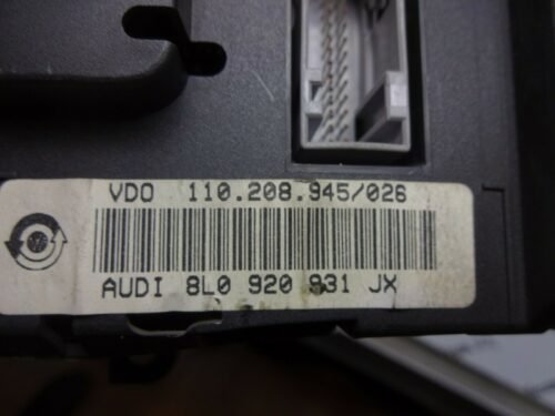 Cuadro de instrumentos AUDI A3 8L0920931JX 8LO920931JX VDO 110208945026