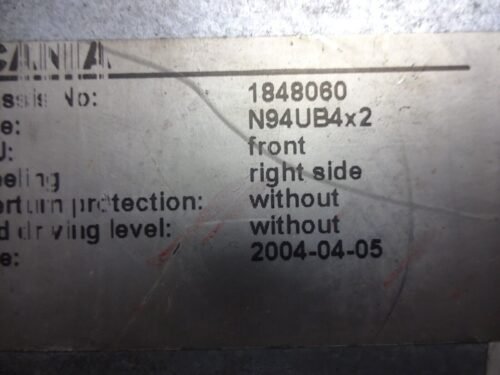 Centralita / Unidad de control / SCANIA 0504004109 0 504 004 109 489555 1848060