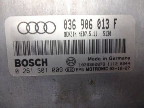 Centralita del motor AUDI A2 1.6 036906013F 0261S01009 0 261 S01 009