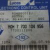 Centralita del motor Renault HOM 7700104956 7700111206 R04080012J