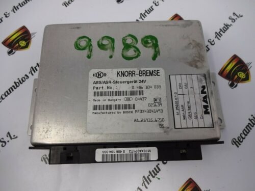 ABS ASR Centralita Man 81.25935.6710 81259356710 0486104033 BOSCH 0 486 104 033