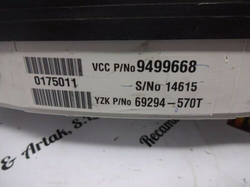 Cuadro de instrumentos Volvo V70 S70 S60 S80 9499668 YZK 69294570T 69294 570T