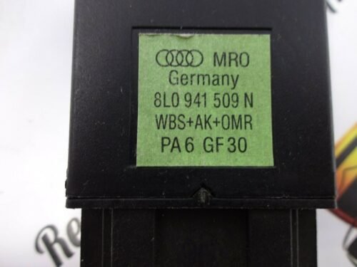 Interruptor de emergencia Audi A3 8L WBS+AK+OMR 8L0941509N 8LO941509N