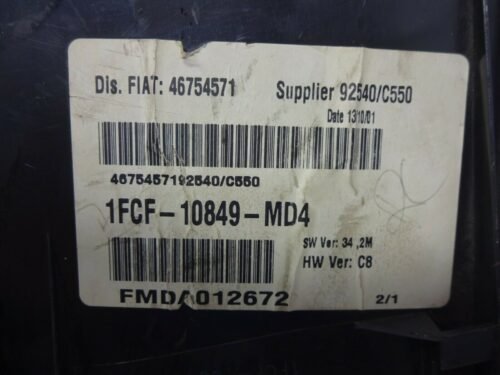 Cuadro de instrumentos Fiat 1FCF10849MD4 46754571 1FCF-10849-MD4 0046754571