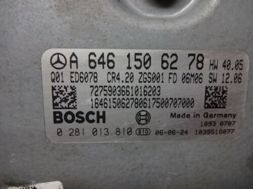 Centralita del motor MERCEDES SPRINTER W906 0281013810 A6461506278