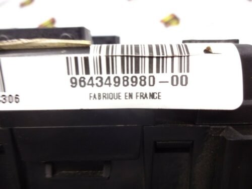 Caja de fusibles Peugeot BSM-B2 9643498980-00 964349898000 T118470002I
