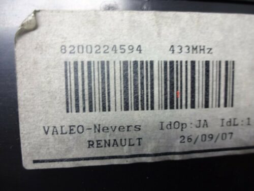 8200224594 Lector de llave Renault Laguna II Espace Mk 4 8200224594 433MHz VALEO
