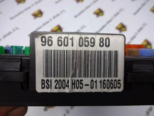 BSI Caja de fusibles Peugeot 307 Citroen C4 BSI H05-01 9660105980 96 601 059 80