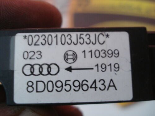 Airbag Centralita Audi A4 B5 8D0959643A 8DO959643A 0230103J53JC