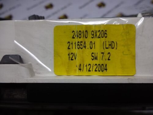 Cuadro de instrumentos Nissan Cabstar 2002 248109X206 24810 9X206