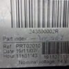 Unidad de control de la batería Renault Laguna mk3 243800002R PRT02010
