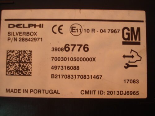 Centralita Bluetooth OPEL MOKKA 2013DJ6965 39086776 28542971