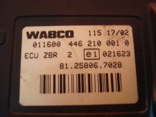 BCM Caja de fusibles MAN Wabco 4462100010 81258067028  ECU ZBR