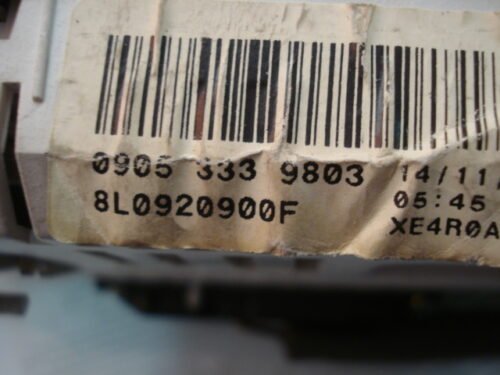 DSC05444 Cuadro de instrumentos Audi A3 8L0920900F 8LO920900F