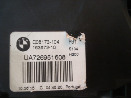 Cerradura puerta trasera BMW 726951608 UA726951608 C08173-104 163672-10