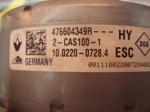 ABS RENAULT MEGANE 476604349R  476604349R-HY 10022007284 10091514703