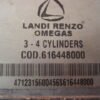 Centralita GPL ALFA ROMEO Fiat 616448000 LANDI RENZO OMEGAS 12315600456
