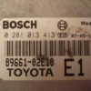 Centralita del motor TOYOTA 0281013413 89661-02E10 8966102E10