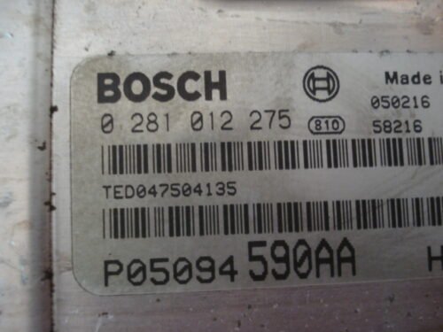 Centralita del motor CHRYSLER VOYAGER P05094590AA 0281012275
