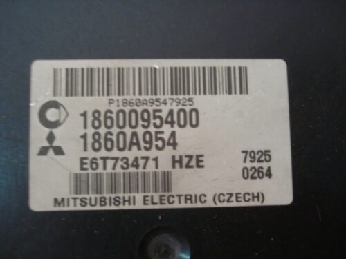 Centralita del motor Mitsubishi Colt 1860095400 1860A954 E6T73471