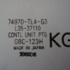 Centralita HONDA ACCORD 74970TL4G3 74970-TL4-G3  L35-37110 G8C-123H