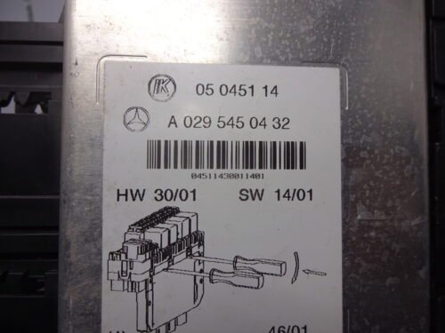 Módulo Sam caja de fusibles Mercedes W220 A0295450432 05045114