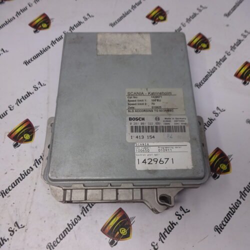 Centralita del motor Scania 1413154 1429671 BOSCH 0 281 001 322 0281001322