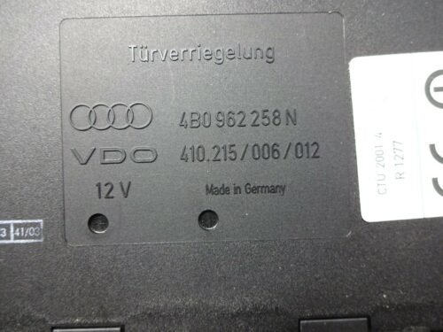 Controlador Confort Audi A6 4B0962258N 4BO962258N 410215006012