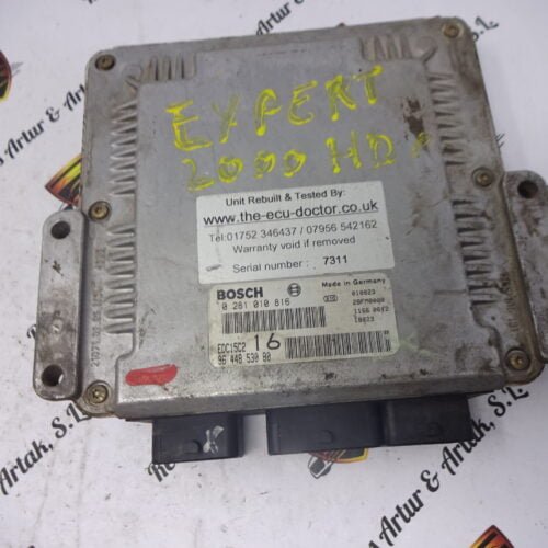 Centralita del motor CITROEN JUMPY 9644853080 0281010816