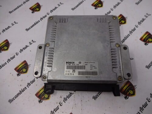 Centralita del motor Peugeot Citroen 0281010166 9636255980