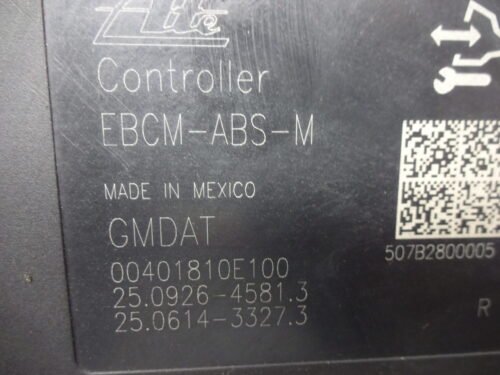 ABS Chevrolet Captiva 96817763 96817763CV 06210210634 25021206184