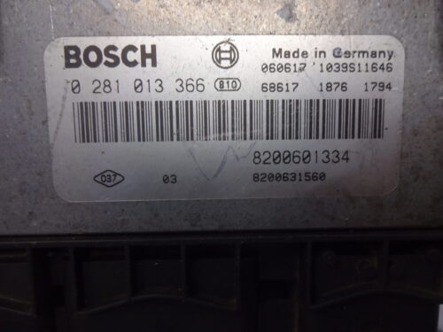 0281013366 8200601334 8200631560 Centralita del motor Renault Grand Scenic 0281013366 8200601334 8200631560