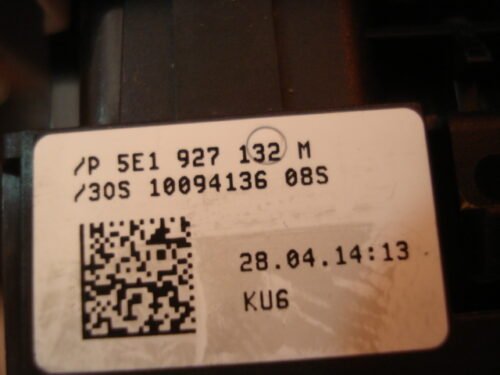 Interruptor  Skoda Octavia 5E1927132M 5E1 927 132 M