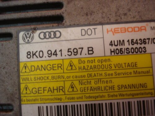 DSC05922 Controlador de Xenon AUDI A3 Q5 Q7 Skoda 8K0941597B 8KO941597B