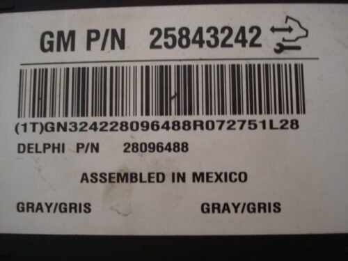 Centralita control unit Chevrolet CAPTIVA 25843242 28096488
