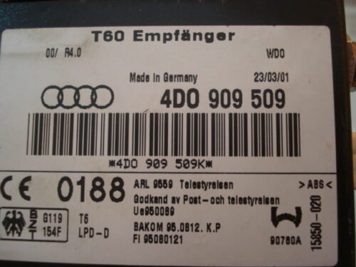 Centralita  Audi A6 A8 4D0909509 4DO909509 4D0909509K