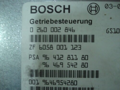 Módulo transmisión Peugeot 807 Citroen C8 0260002846 9641281180 9646954280