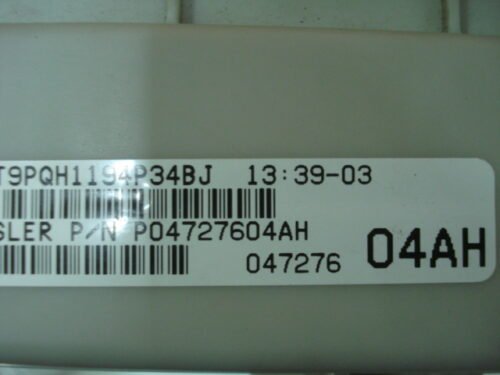 BSM CHRYSLER PACIFICA P04727604AH 04727604AH  P047276 04AH